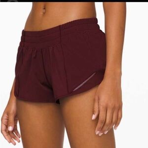 Maroon lululemon hotty hots